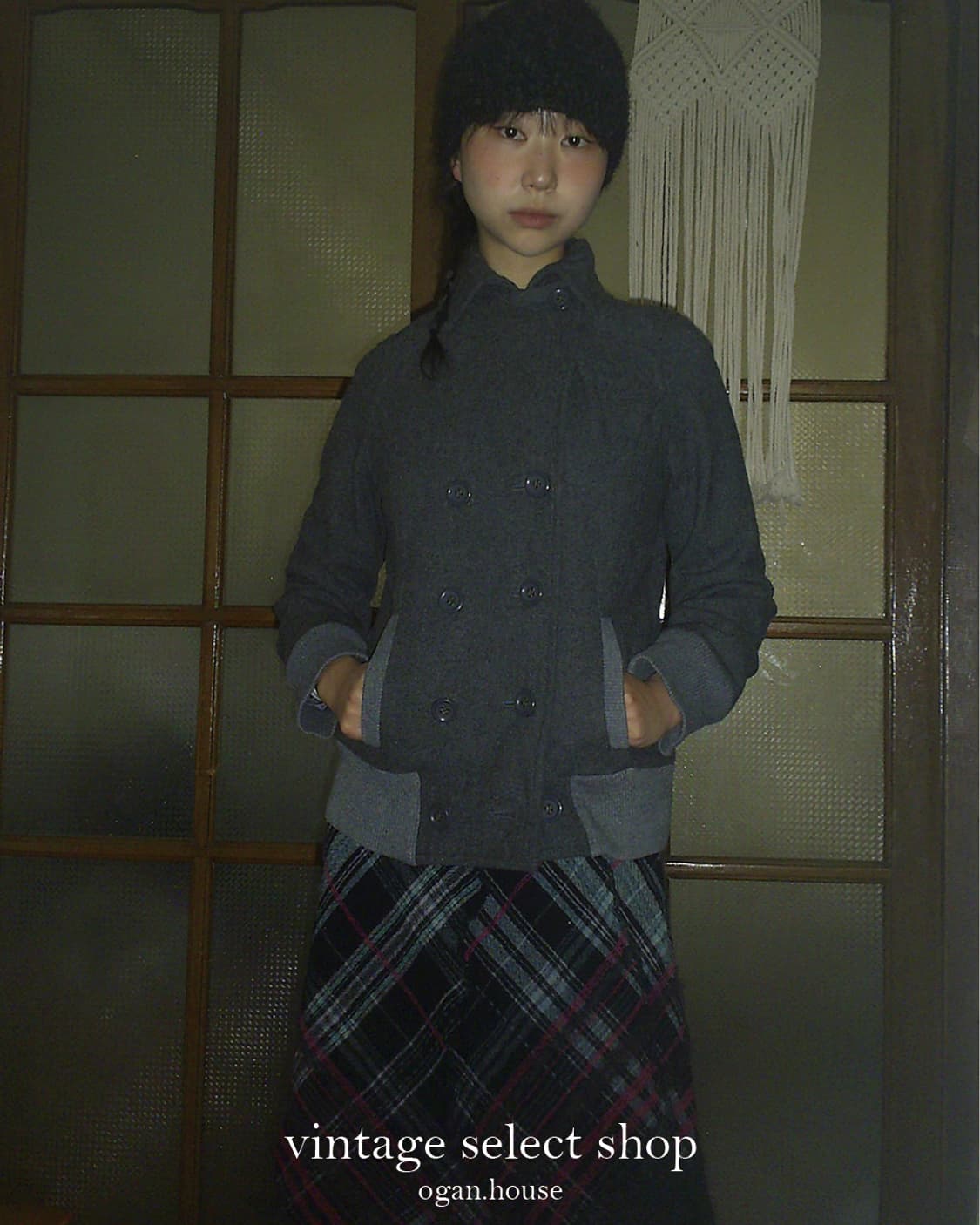 vintage scottish short peacoat 상품이미지2