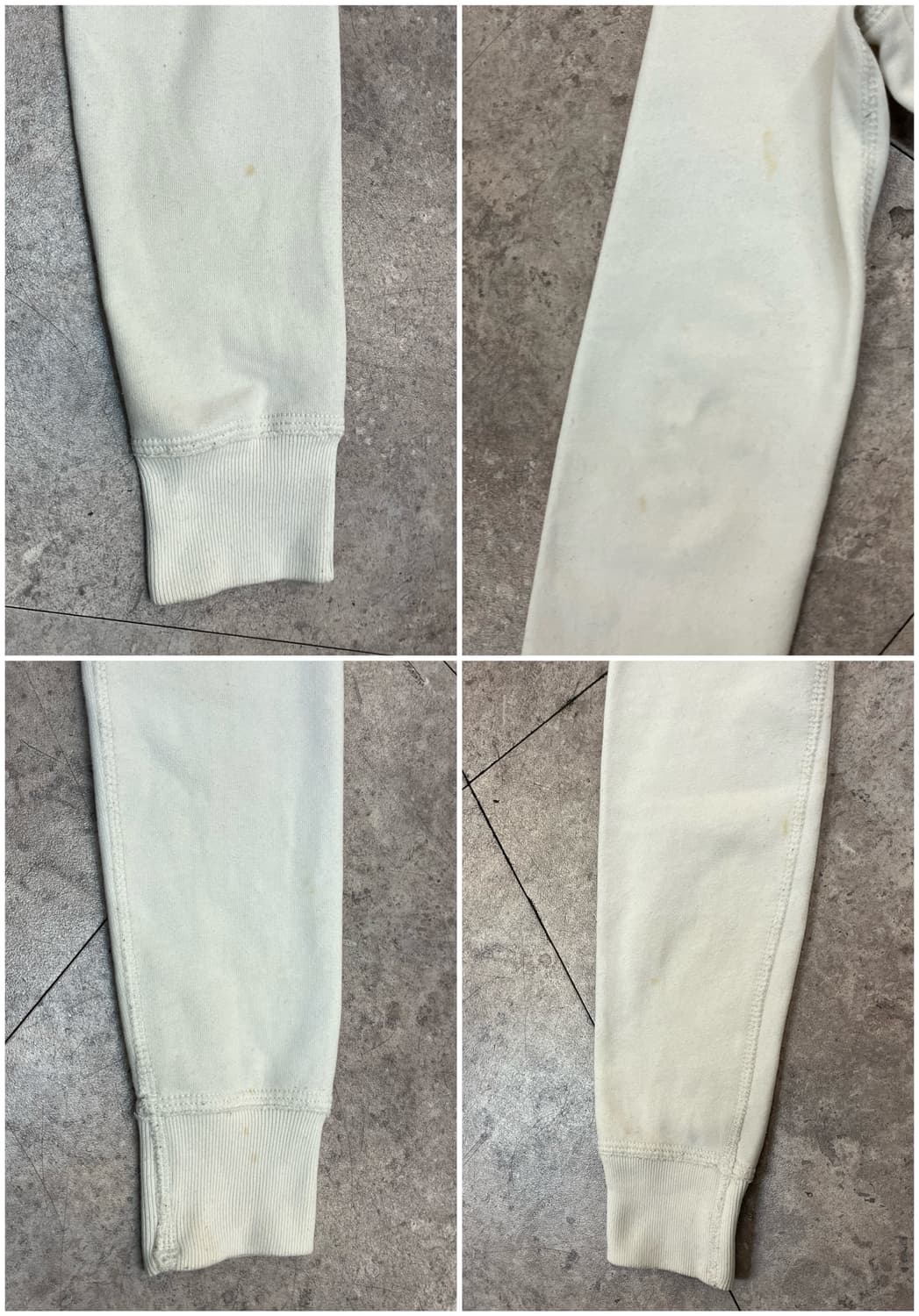 아베크롬비 기모 후드집업 화이트 M #csz2670  상품이미지10