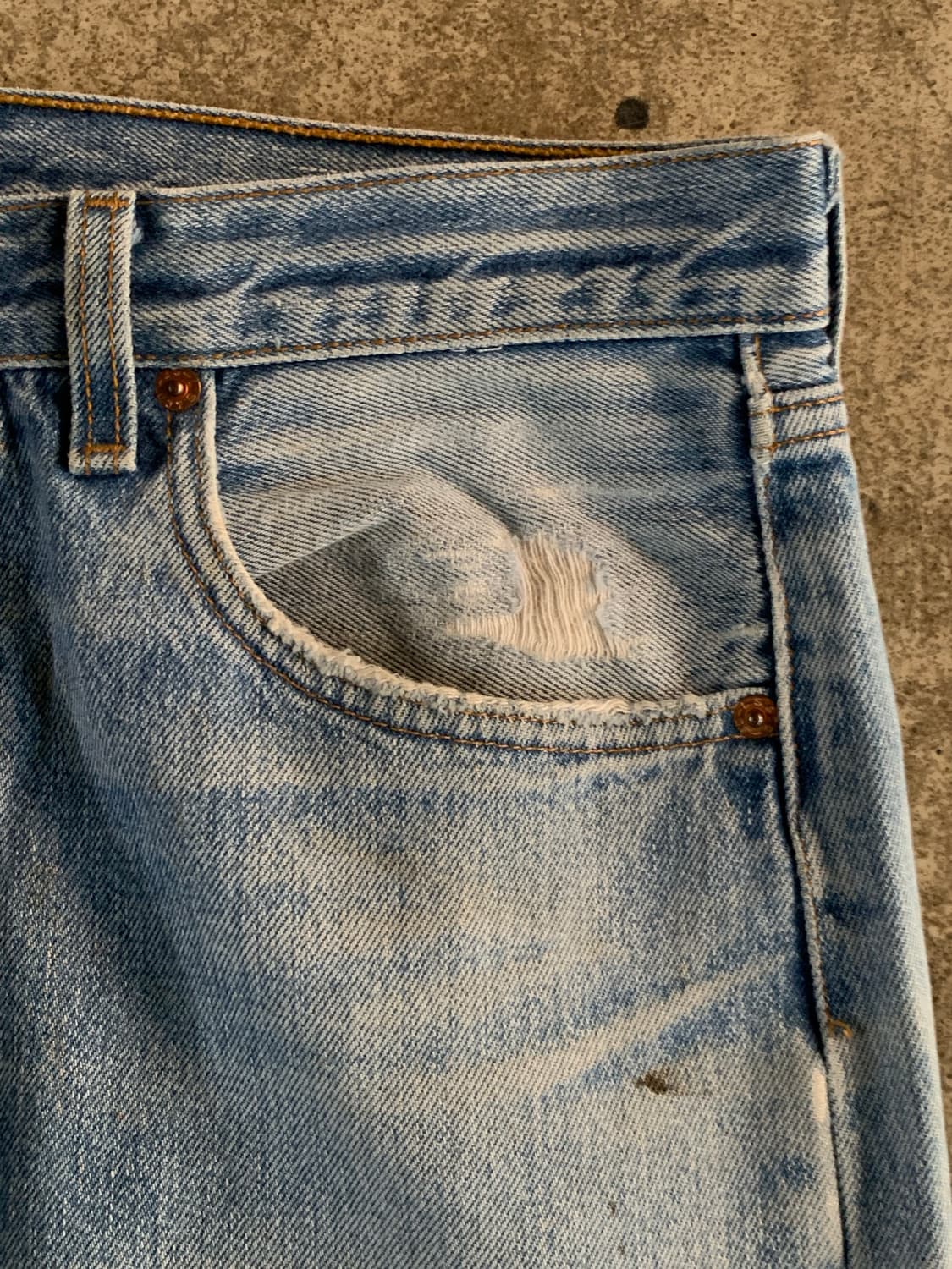 90s 리바이스 501 데님 팬츠 상품이미지5