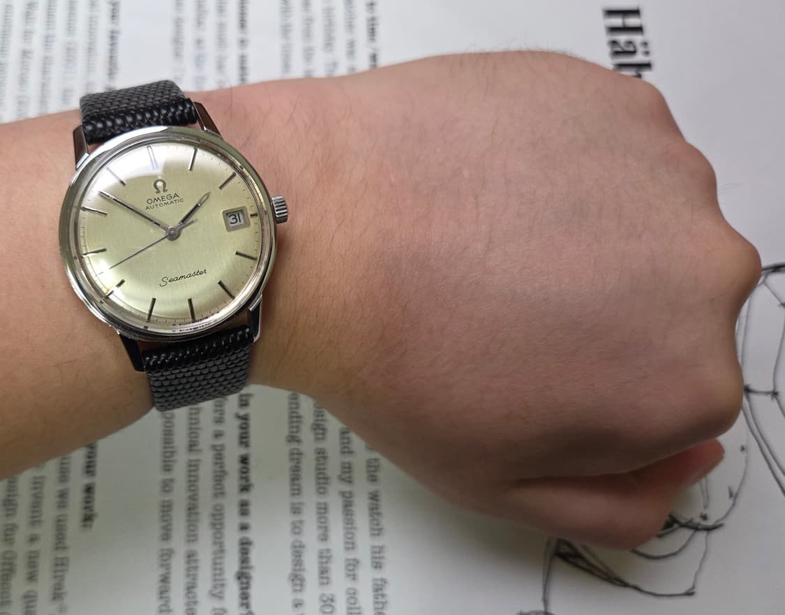 레어] 빈티지 오메가 씨마스터 오리지널 돔형다이얼 싱글데이트 오토매틱 
 상품이미지9