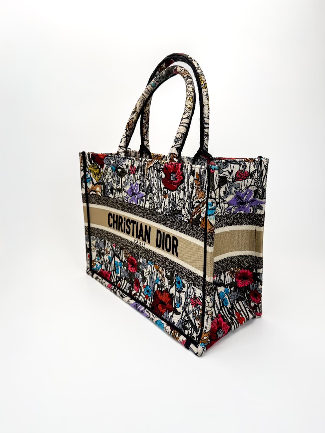 디올 북토트 미디움 멀티 플로럴 자수 상품이미지3