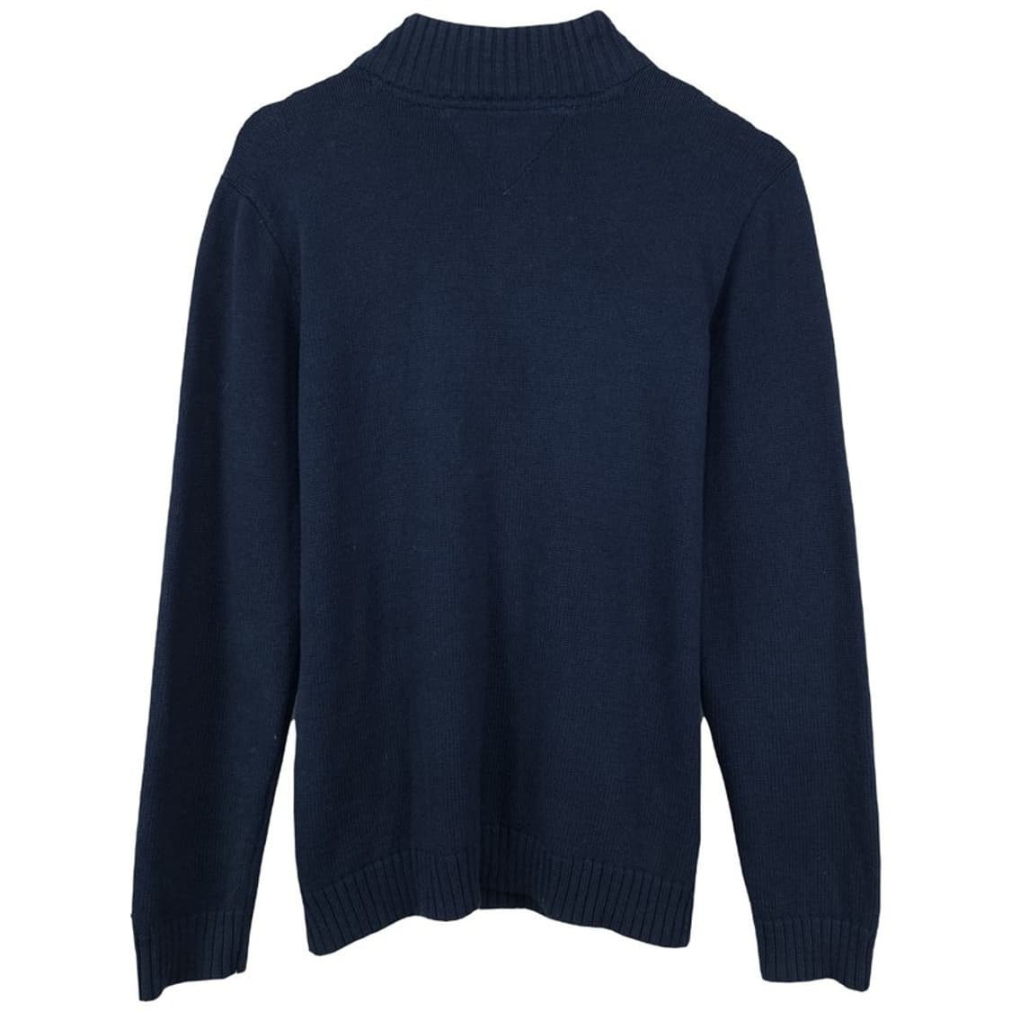 [타미힐피거] 로고 자수 아가일 체크 하프집업 반집업 니트 M19802 상품이미지3