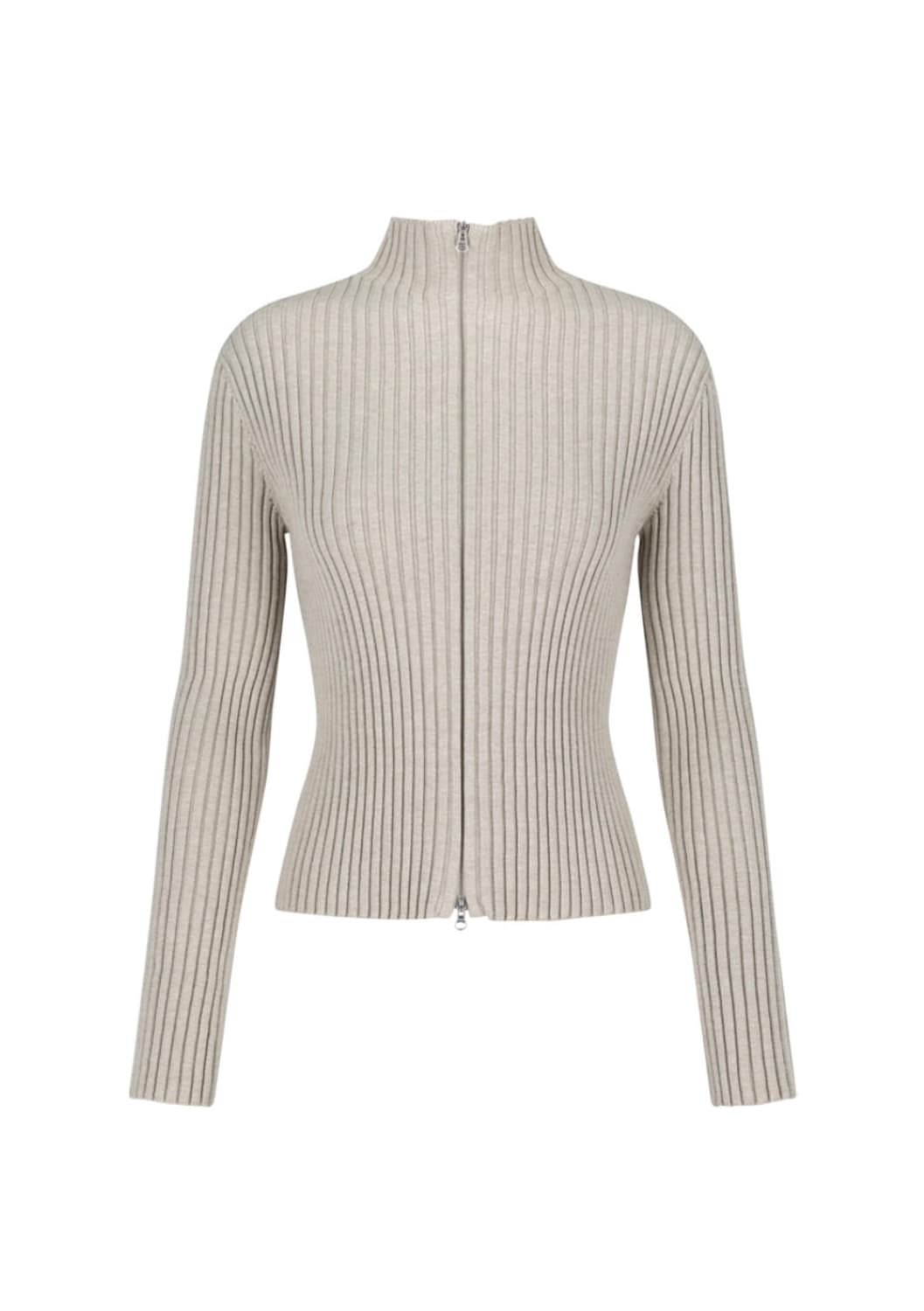 AMOMENTO 아모멘토 high neck zip-up 상품이미지1