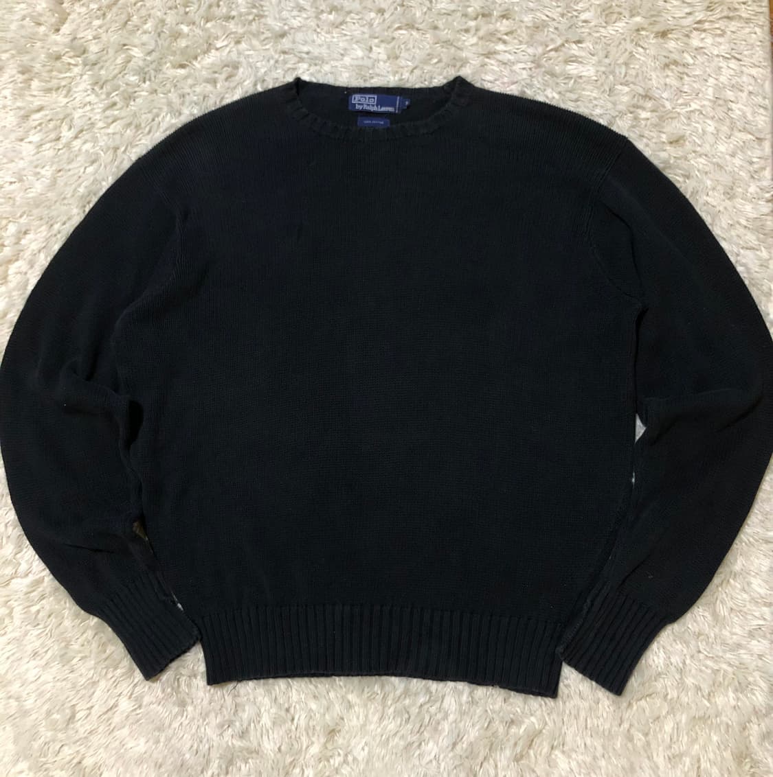 폴로 랄프로렌 니트 블랙 라운드넥 상품이미지1