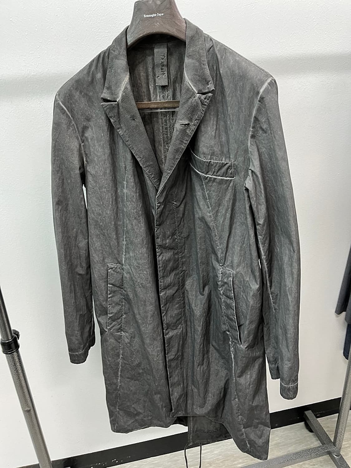 105) 트랜짓 피그먼트 피쉬테일 야상코트 상품이미지2