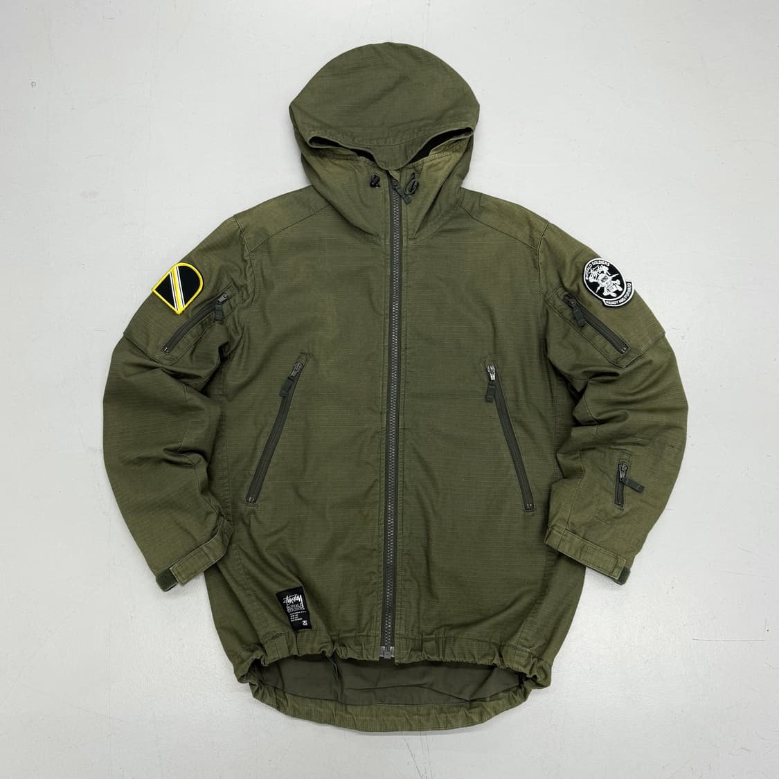 스투시 X 버팔로솔져스 인터네셔널 밀리터리 페이딩 풀오버 테크니컬 자켓 상품이미지2