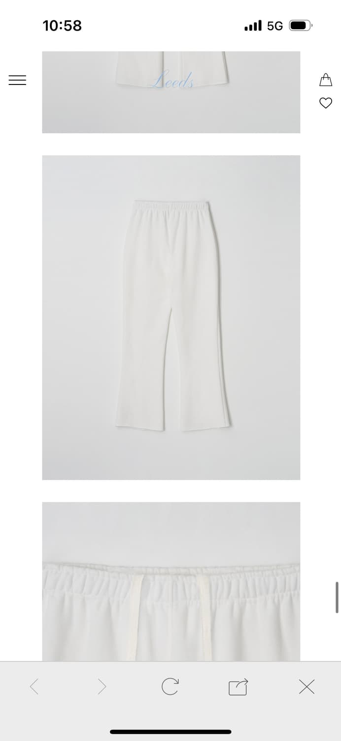 Leeds 리즈 윈터 부츠컷 밴딩 팬츠 상품이미지5