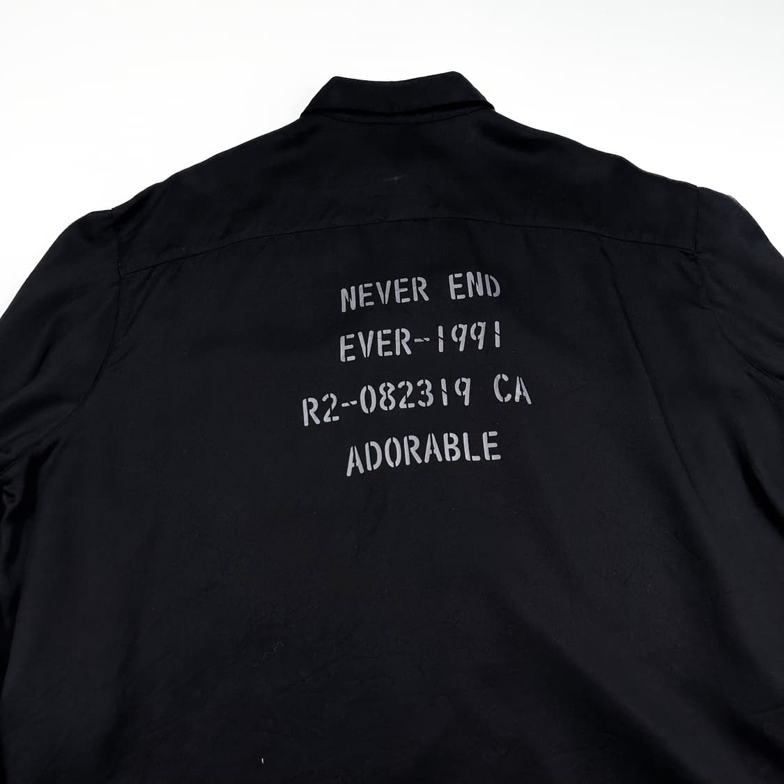 JPN 재팬빈티지 오버핏 셔츠 블랙 Free 상품이미지1