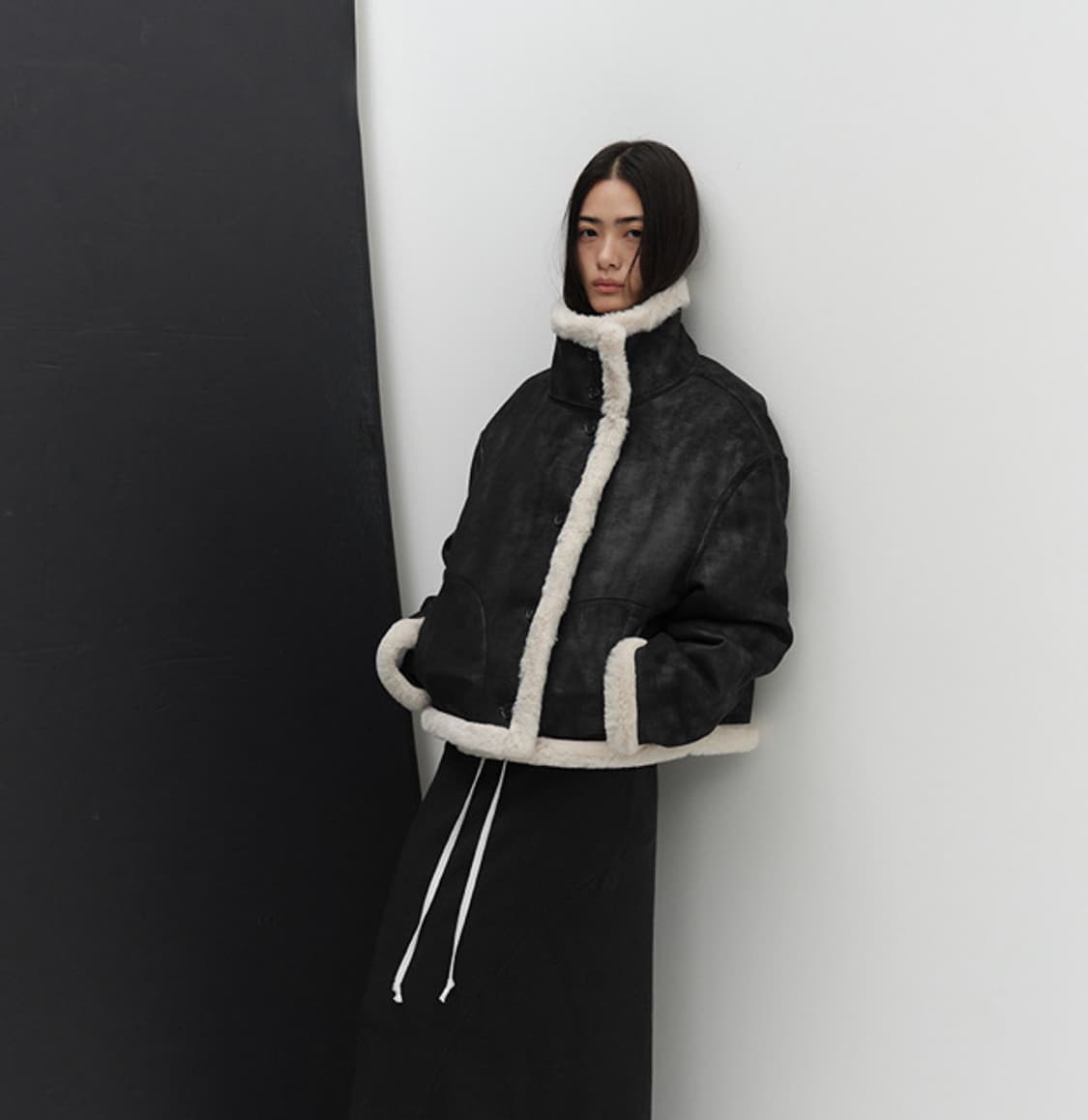 로우타이드 리버시블 무스탕 상품이미지3