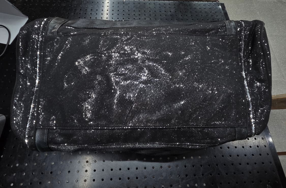 Diesel 디젤 블랙 글리터 빅토트백 상품이미지8