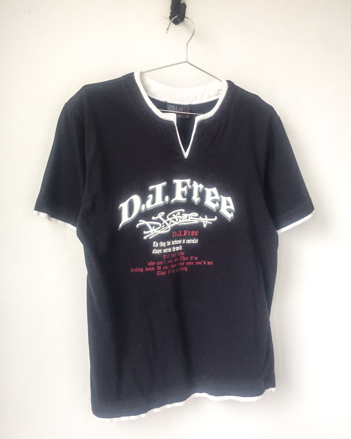 Lettering printing layer t shirt 상품이미지4