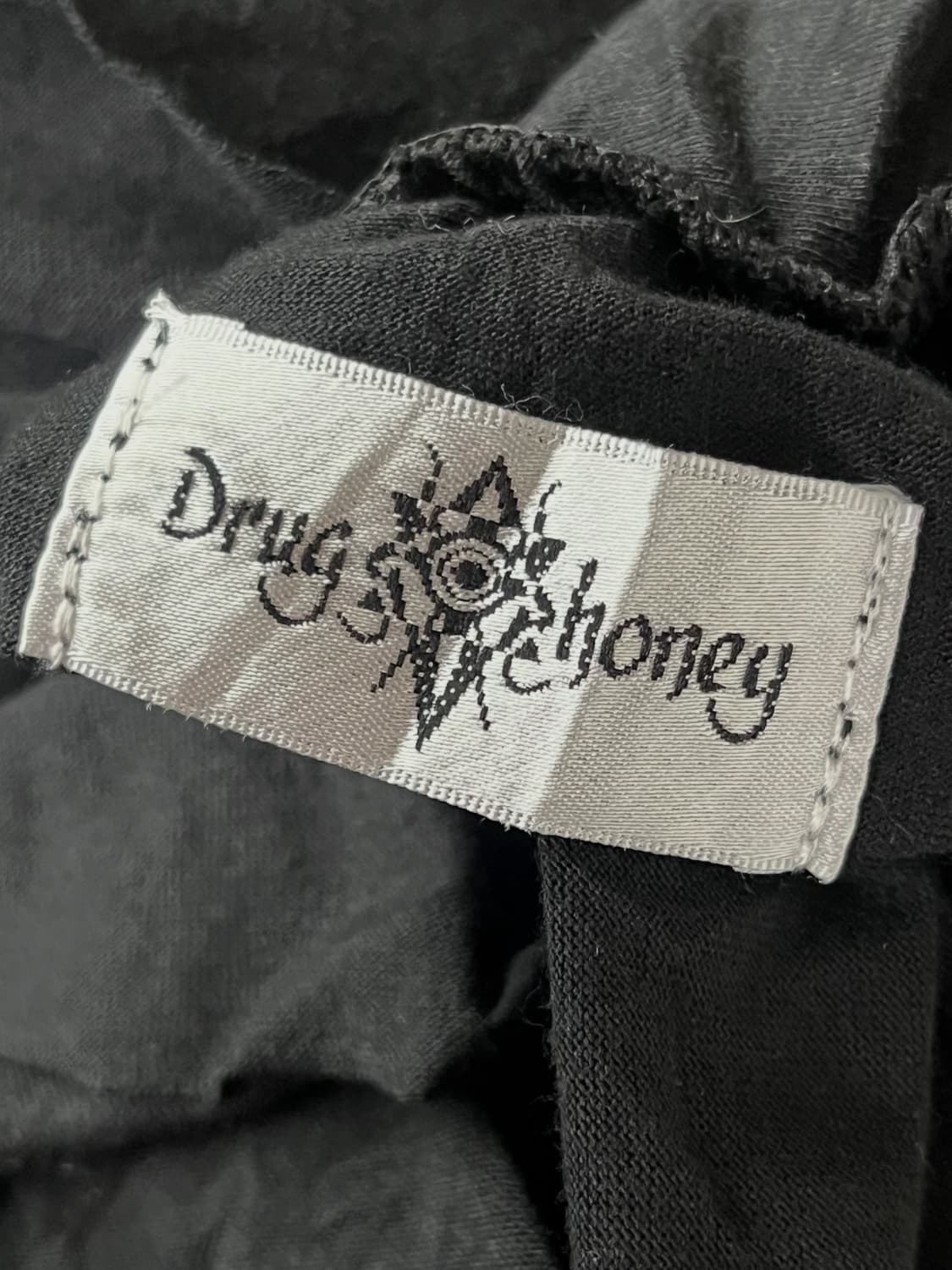 Drug Honey 디스트로이드 러플 서스펜더 고스 스커트 상품이미지5