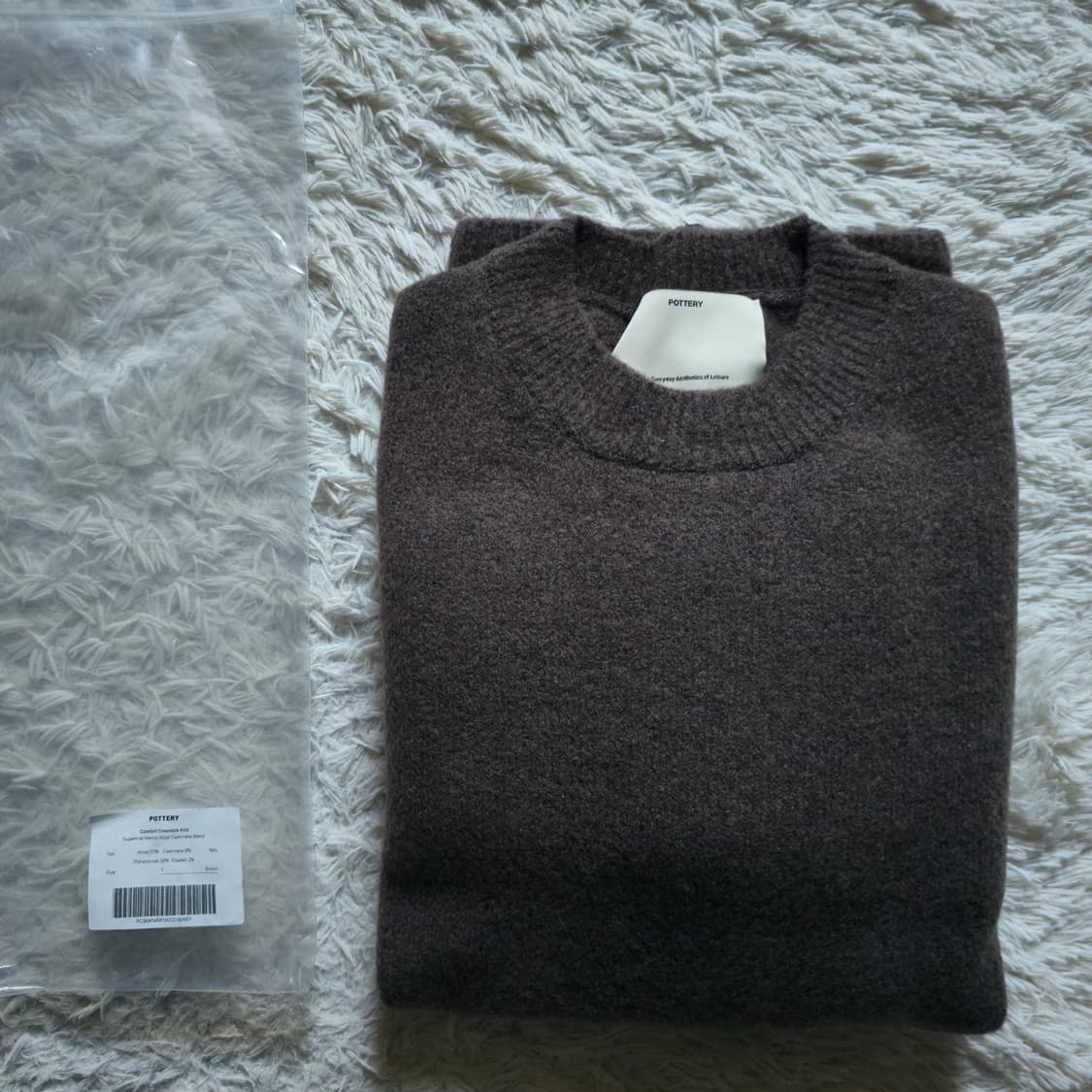 포터리 컴포트 크루넥니트 새제품  1사이즈 상품이미지3