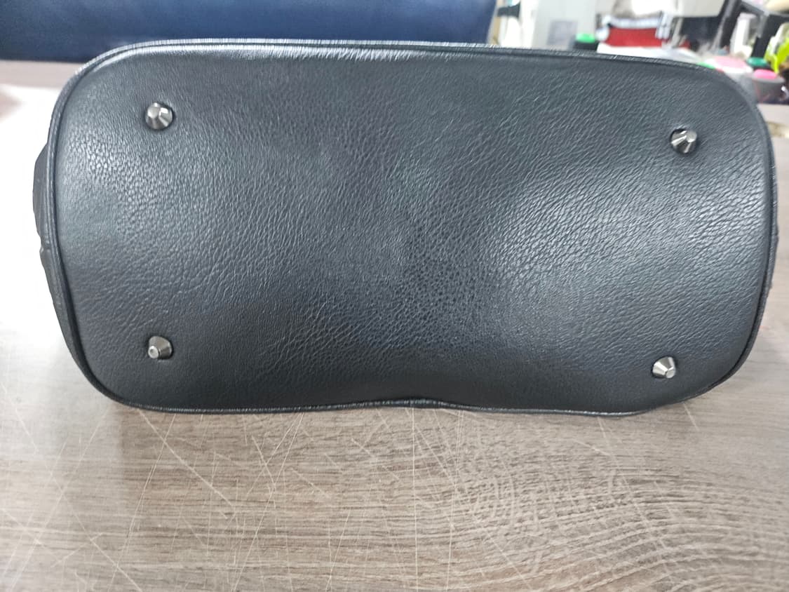 빈티지 가죽 펑크 고딕 고스 스컬 해골 체인 큐빅 숄더백 상품이미지2