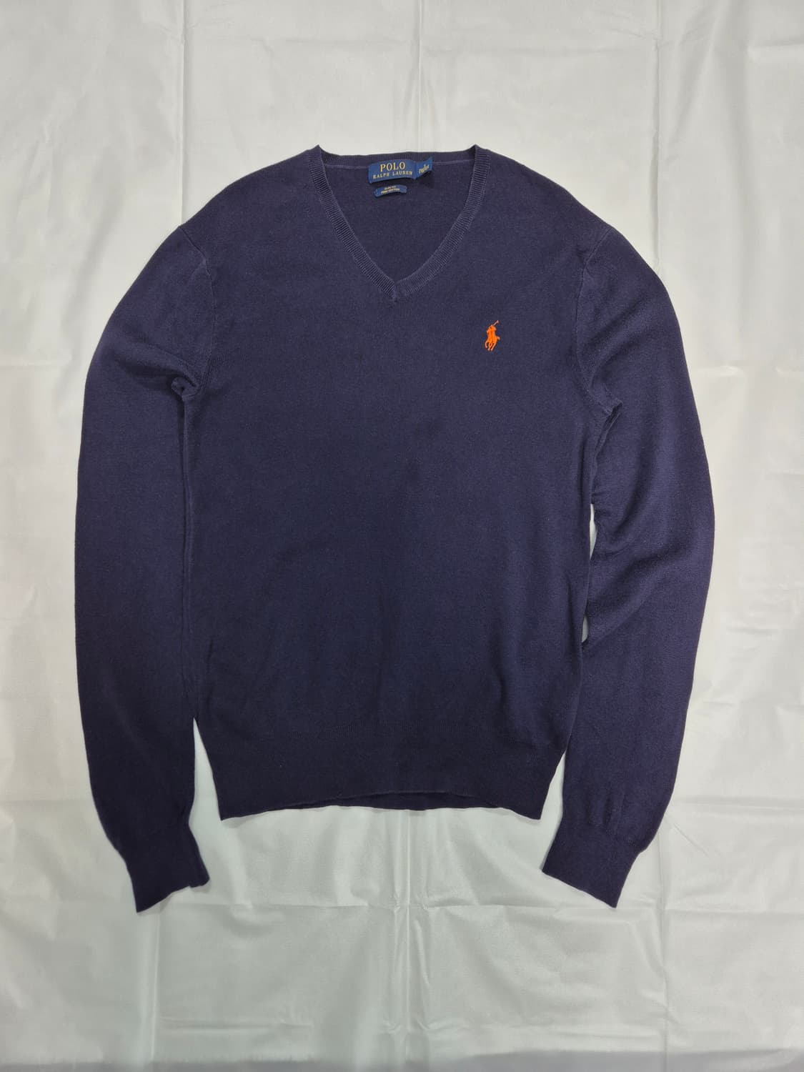 폴로 피마코튼 브이넥 니트 상품이미지1