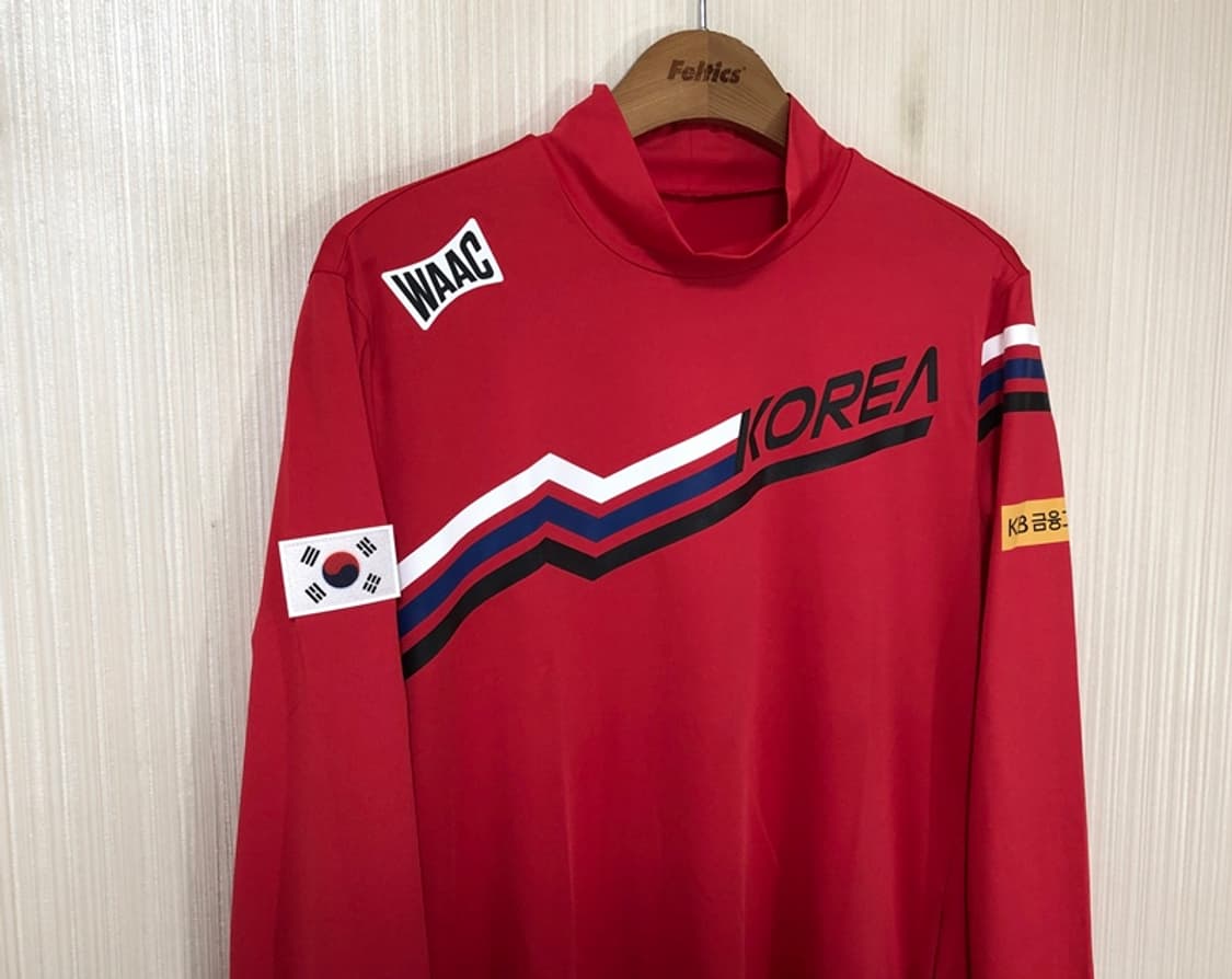 왁(WAAC)골프 국대KOREA 골프국대 긴팔골프셔츠 XL(여성) 상품이미지4