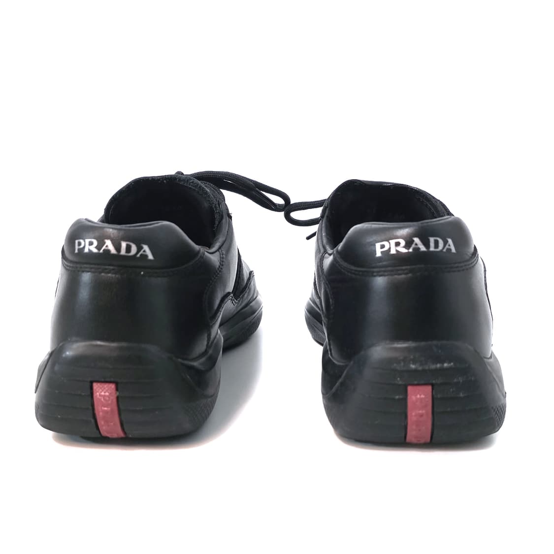 [UK8] 프라다 아메리카컵 스니커즈 블랙 상품이미지4