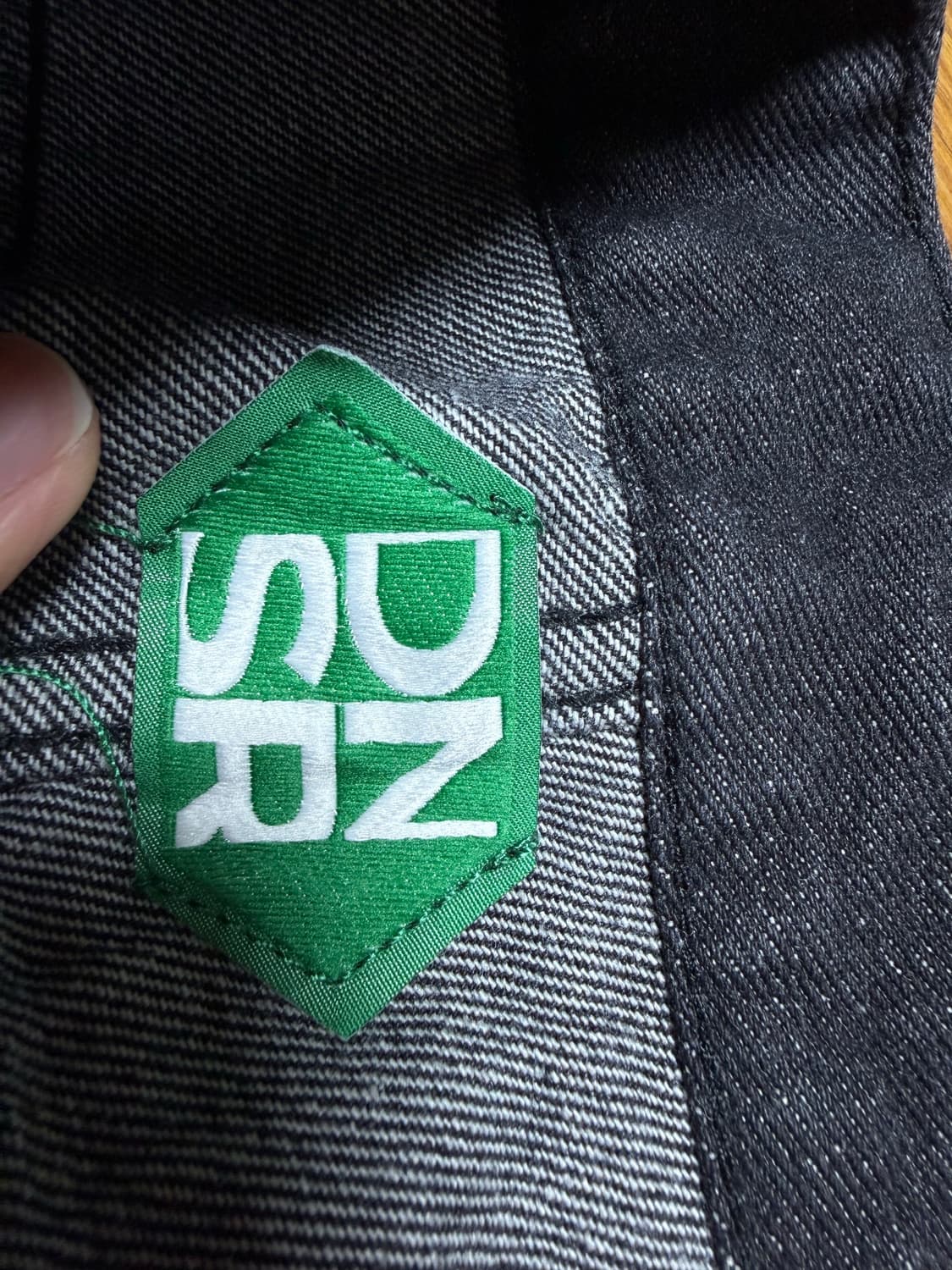 디엔에스알 와이드 플레어 데님 팬츠 블랙 (XL,새상품) 상품이미지5