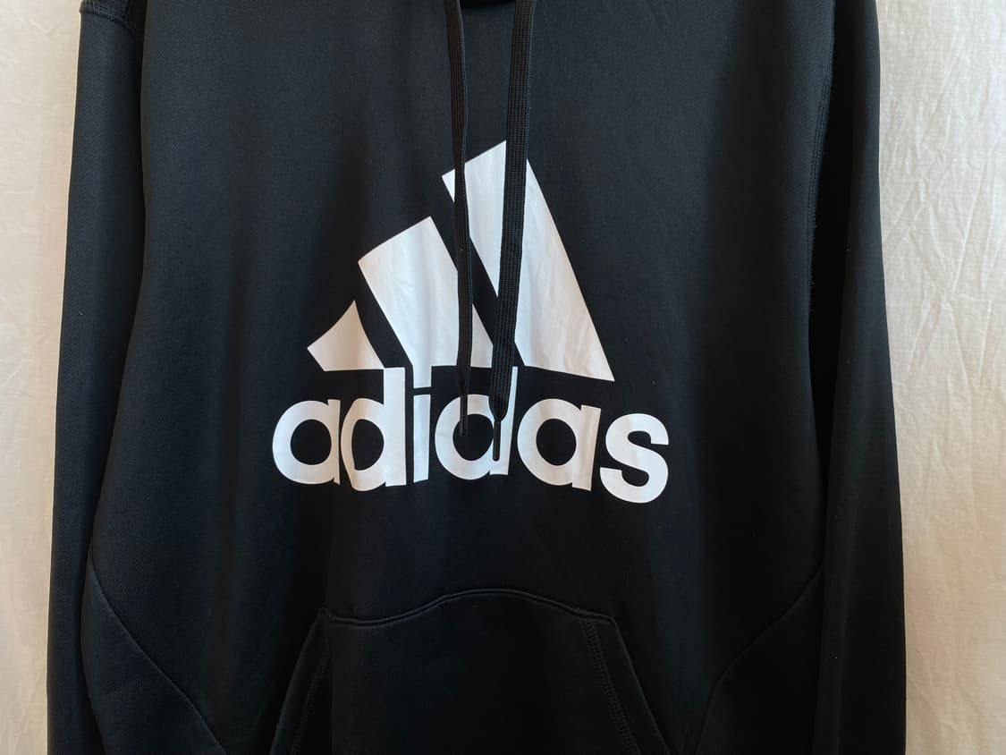 ADIDAS 블랙 후드맨투맨(M) 상품이미지5