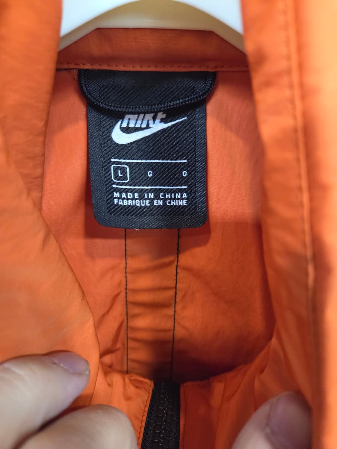 나이키 에센셜 언라인드 m-65 바람막이 후드자켓 L 상품이미지4