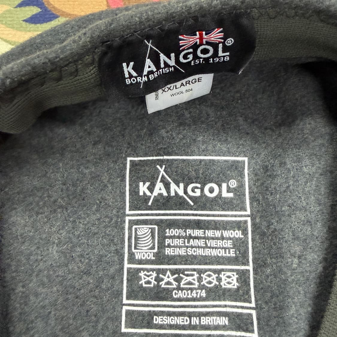 (XXL)캉골 Kangol 울 헌팅캡(차콜) 상품이미지5