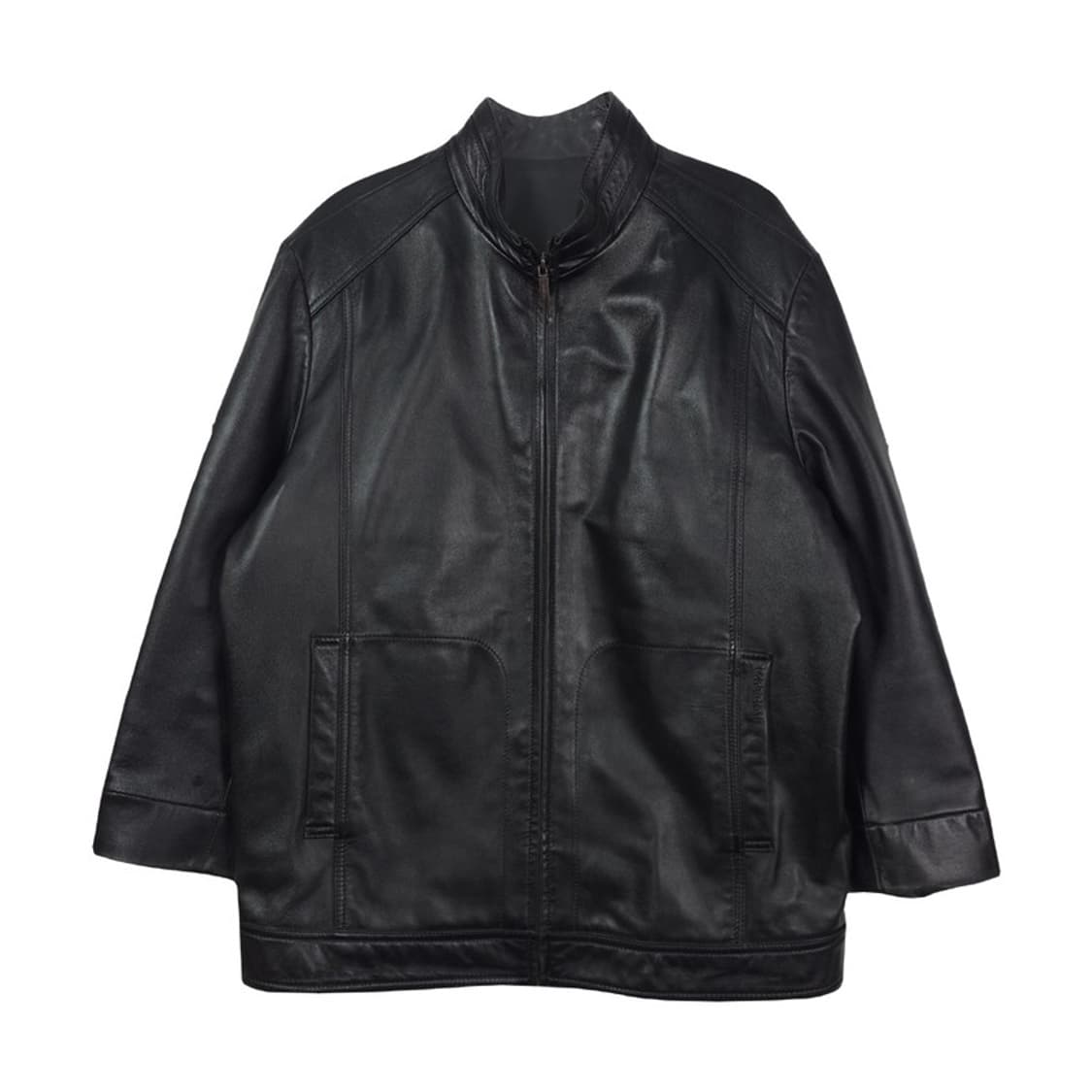 임페리얼 빈티지 블랙 양가죽 점퍼 L 상품이미지1