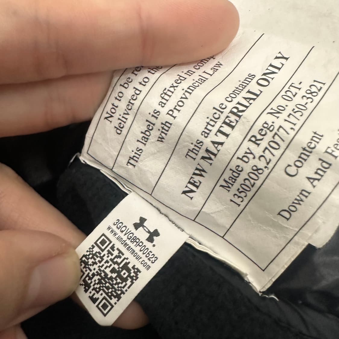 언더아머 기능성 콜드기어 하이브이드 패딩 점퍼 블랙 M 상품이미지9