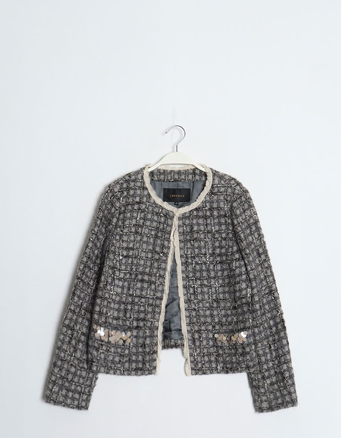 SunaUna Tweed Wool Jacket 상품이미지1