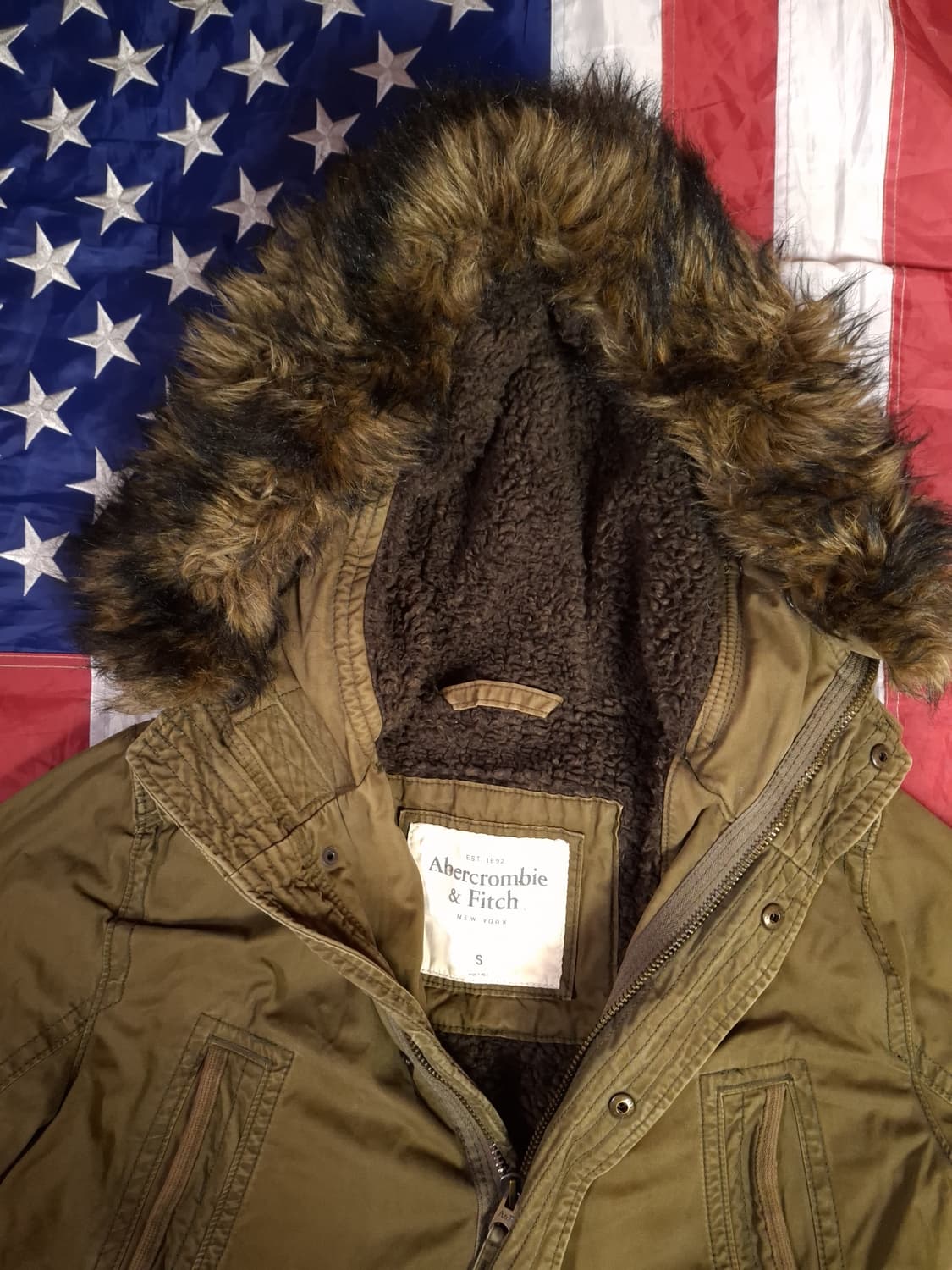 오리지날 아베크롬비 후드퍼 야상 상품이미지2