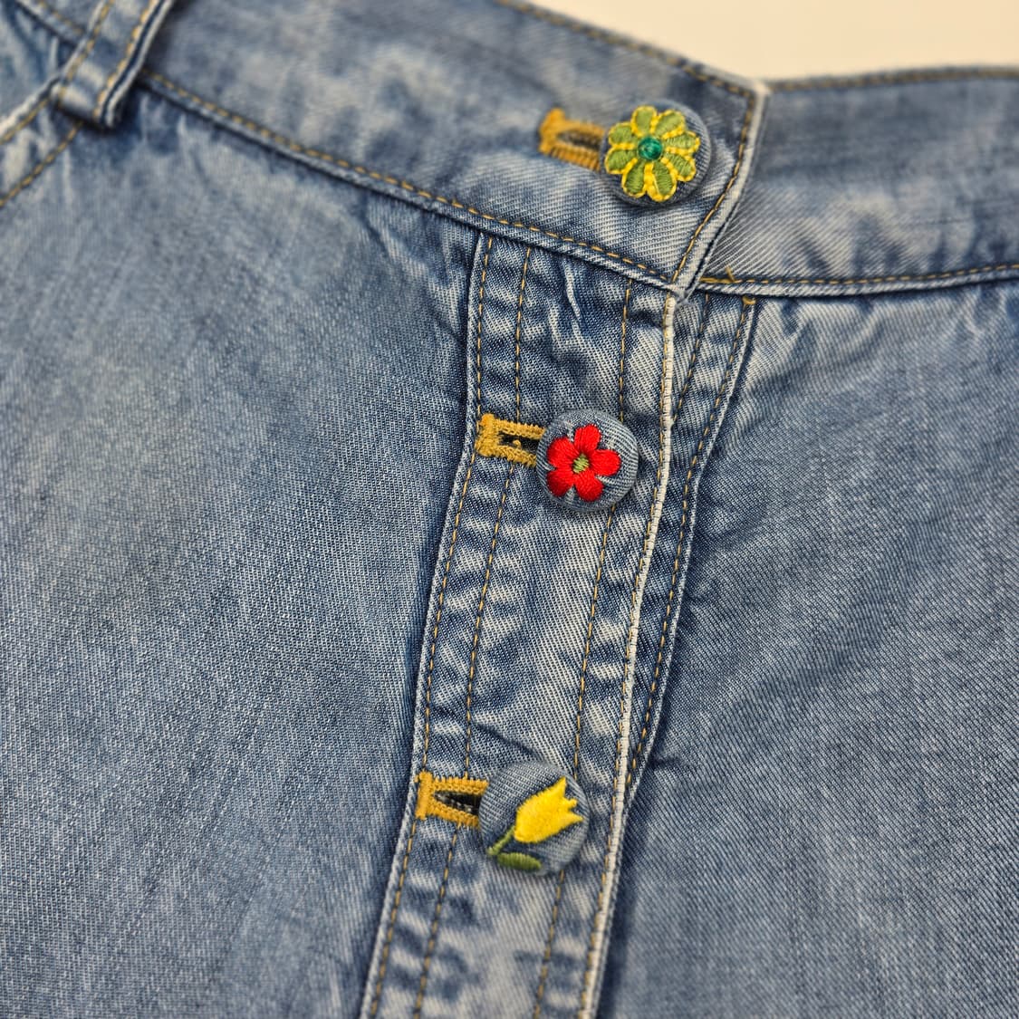 White Horse TENCEL Denim Skirt 27" 상품이미지2