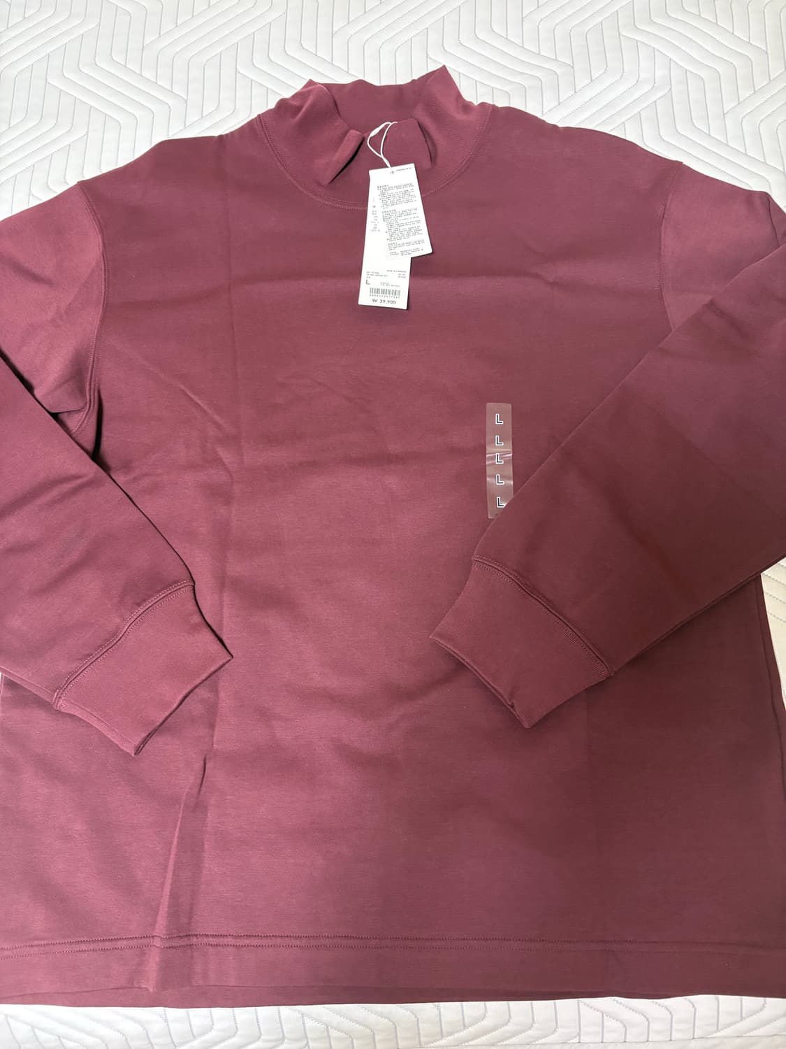 [L]유니클로U 브러시드모크넥 상품이미지3