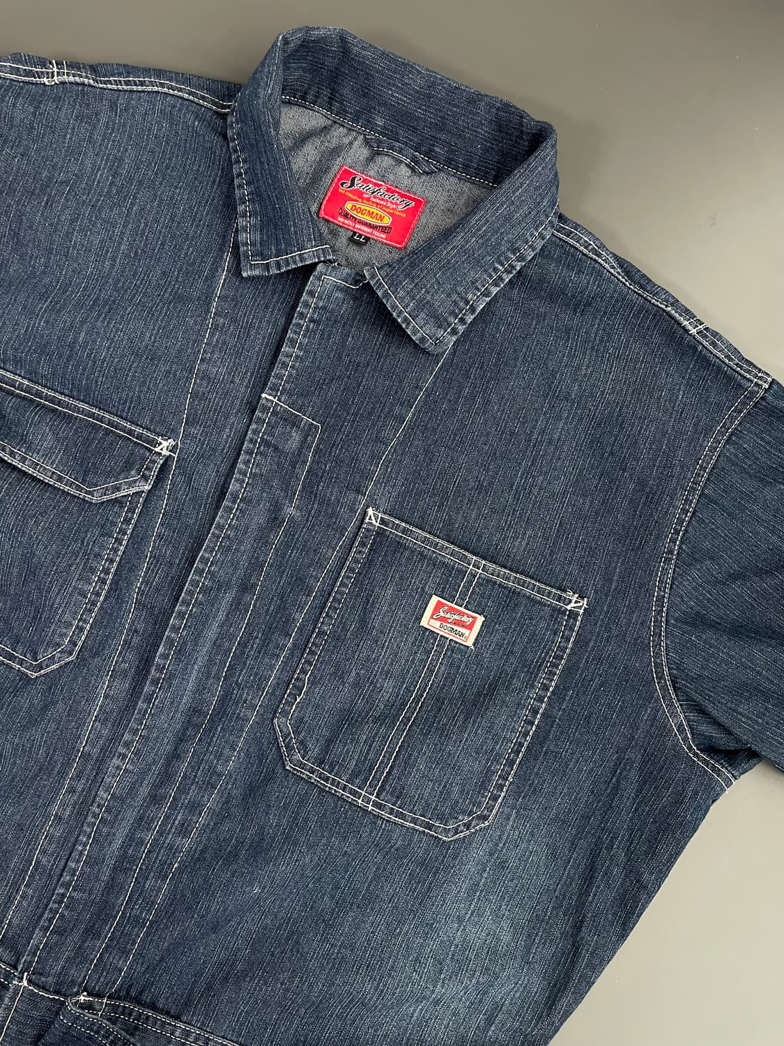 [XL] 일본 도그맨 세티스팩토리 데님 와바시 워크 점프 수트 상품이미지3