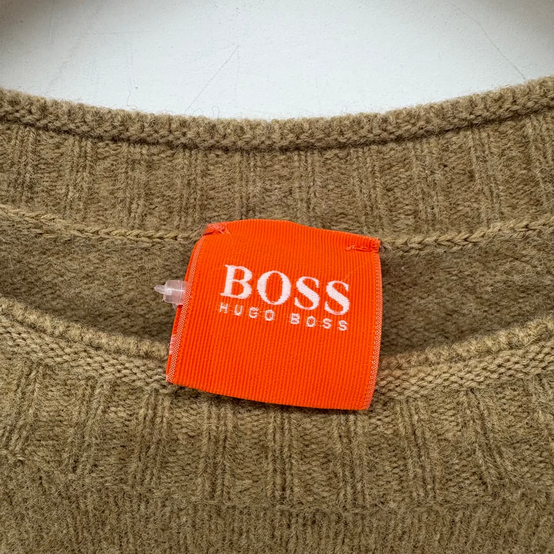 BOSS 보스 브라운 캐시미어 니트 남M 상품이미지4