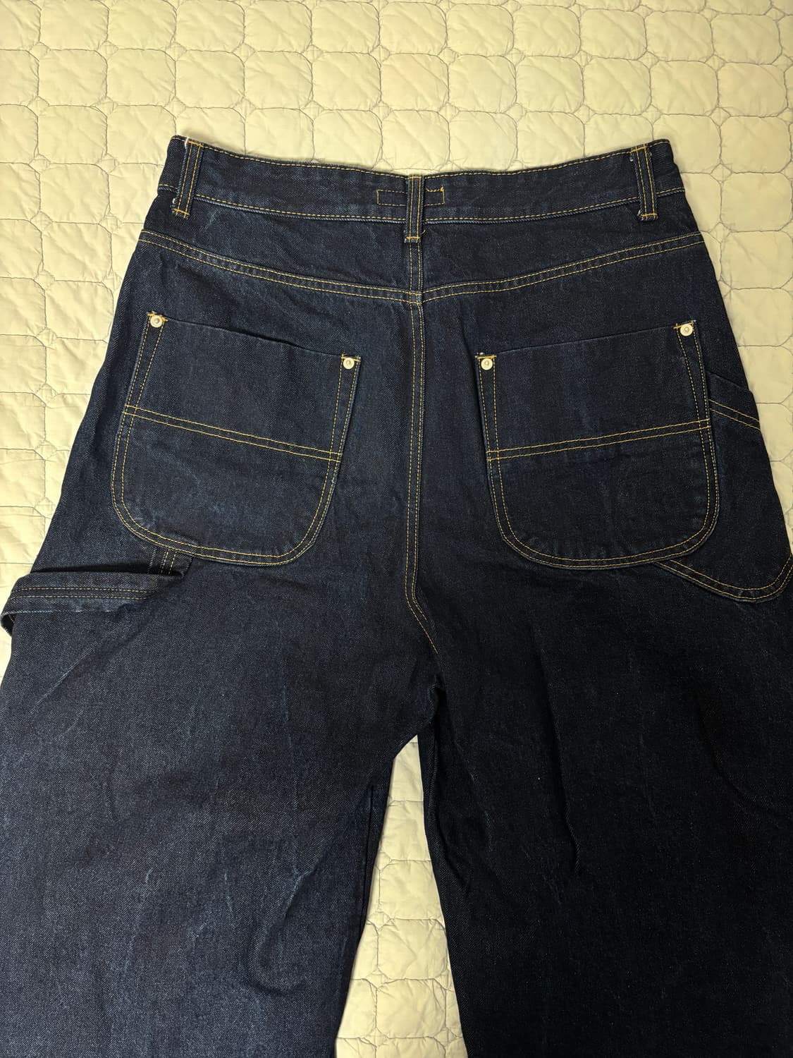 [2] 9999아카이브 더블니 데님팬츠 상품이미지5