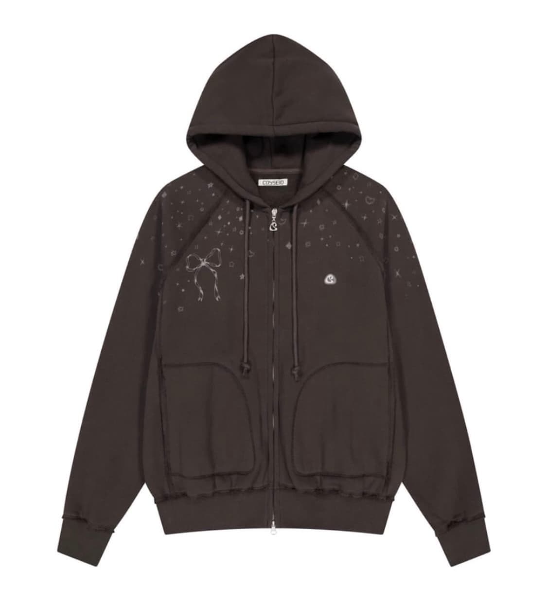 코이세이오 트윙클 후드집업 상품이미지1