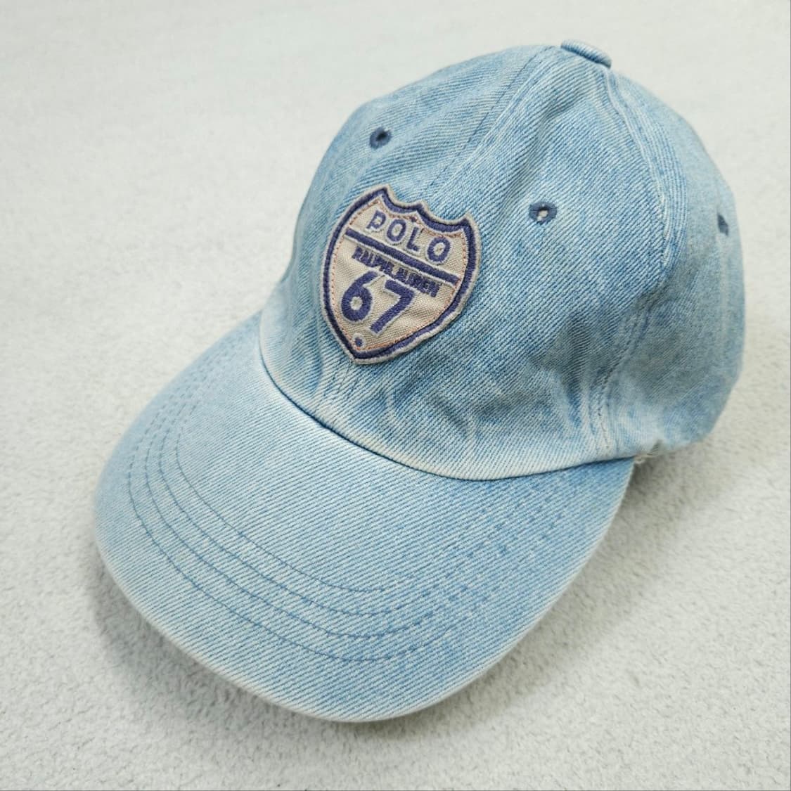 90s 폴로 랄프 로렌 데님 볼캡 상품이미지1