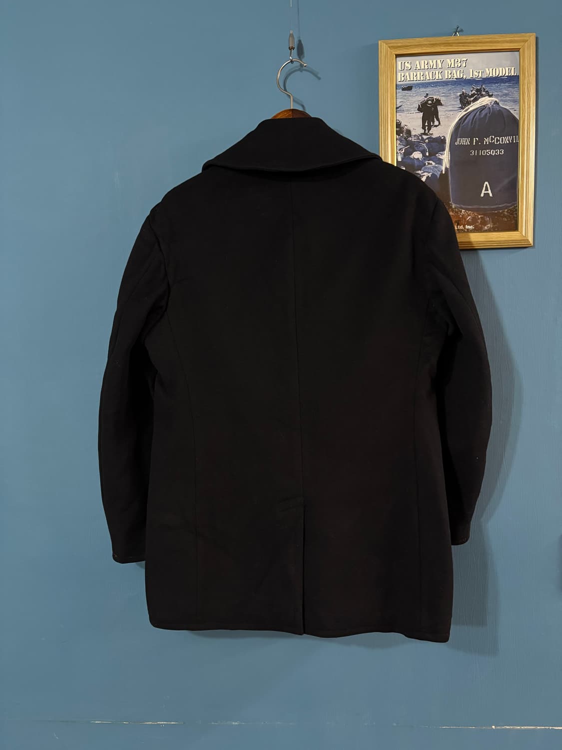 Rare!!! 40's USN 10 Button Pea coat. 상품이미지10