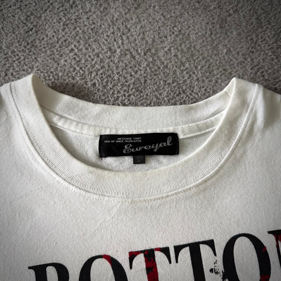 Skull y2k vintage t shirt 상품이미지2