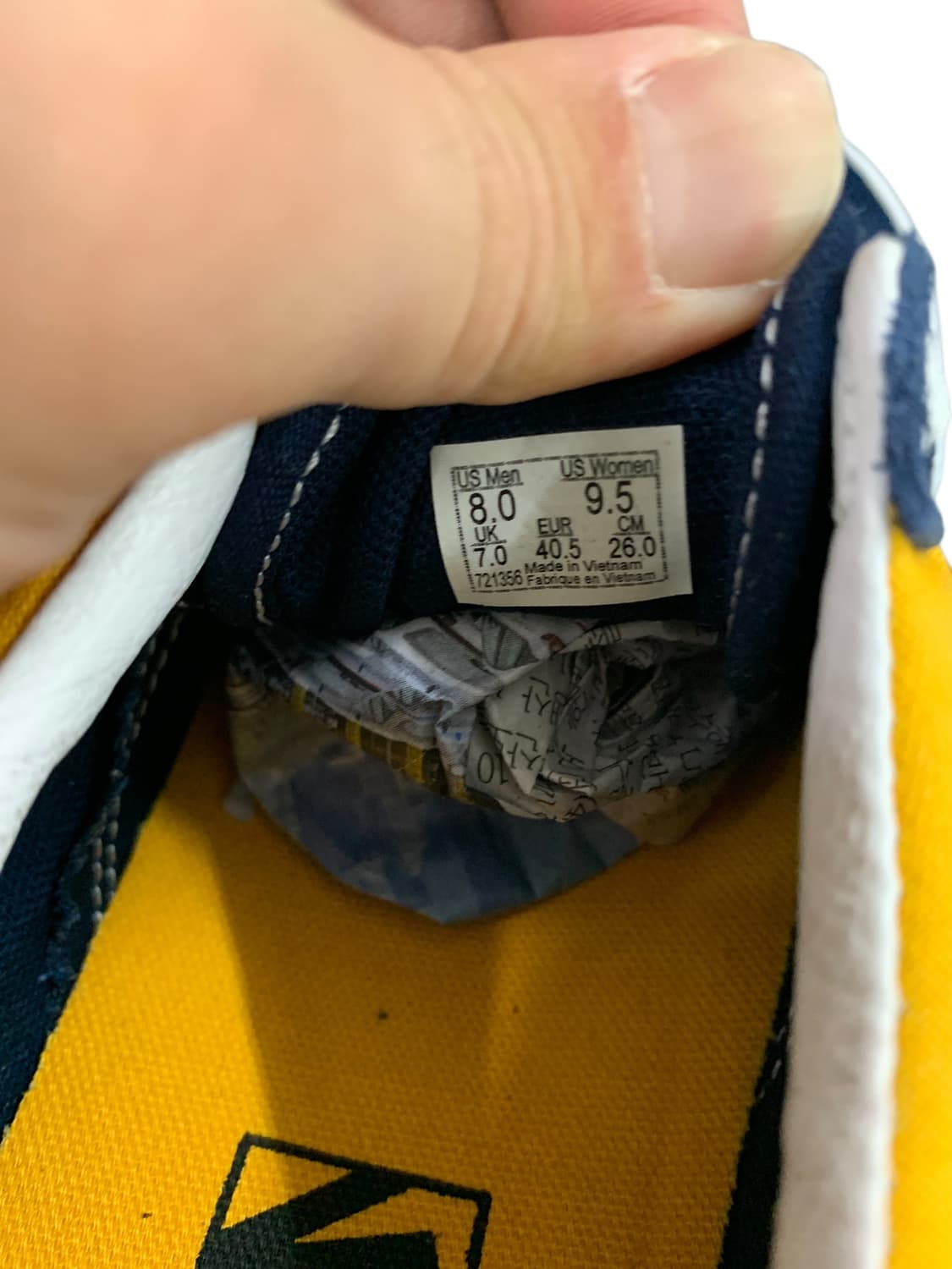 반스 올드스쿨 드레스 블루스 사프론 260 상품이미지8