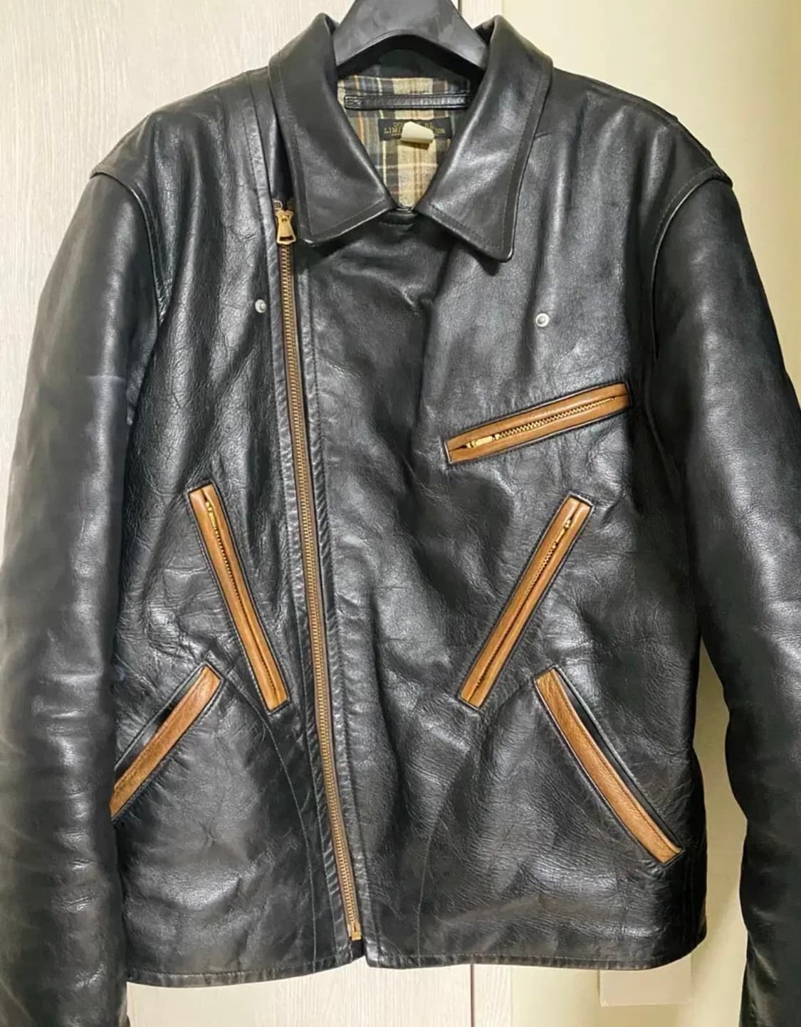 더블알엘 Rrl 리미티드 홀스하이드 가죽 레더자켓 m 상품이미지4