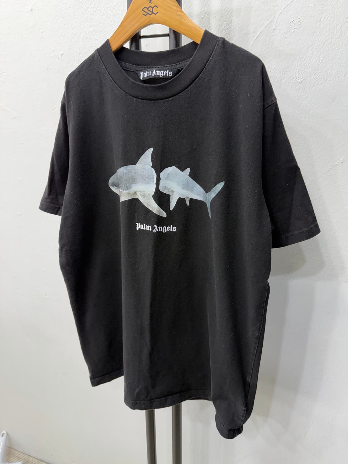 정품) 팜엔젤스 백로고 샤크 반팔 티셔츠 L 상품이미지3