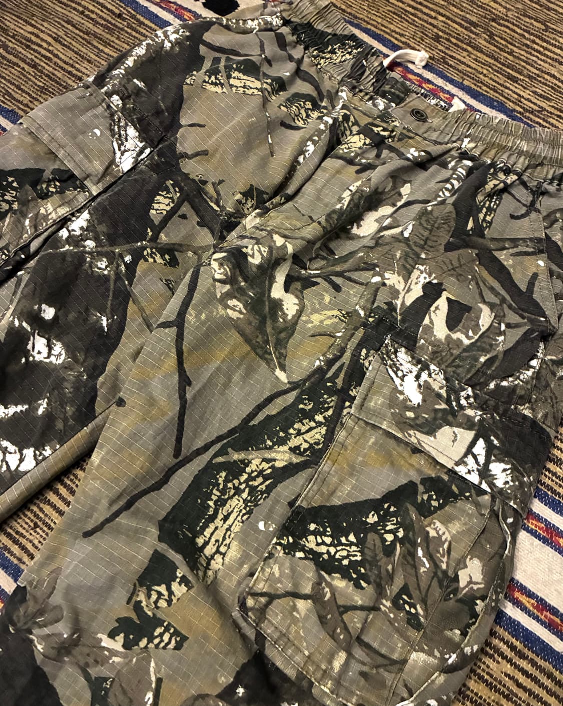 (L)엑스트라오디너리 리얼트리 카모 립스탑 밴딩 카고팬츠  상품이미지2