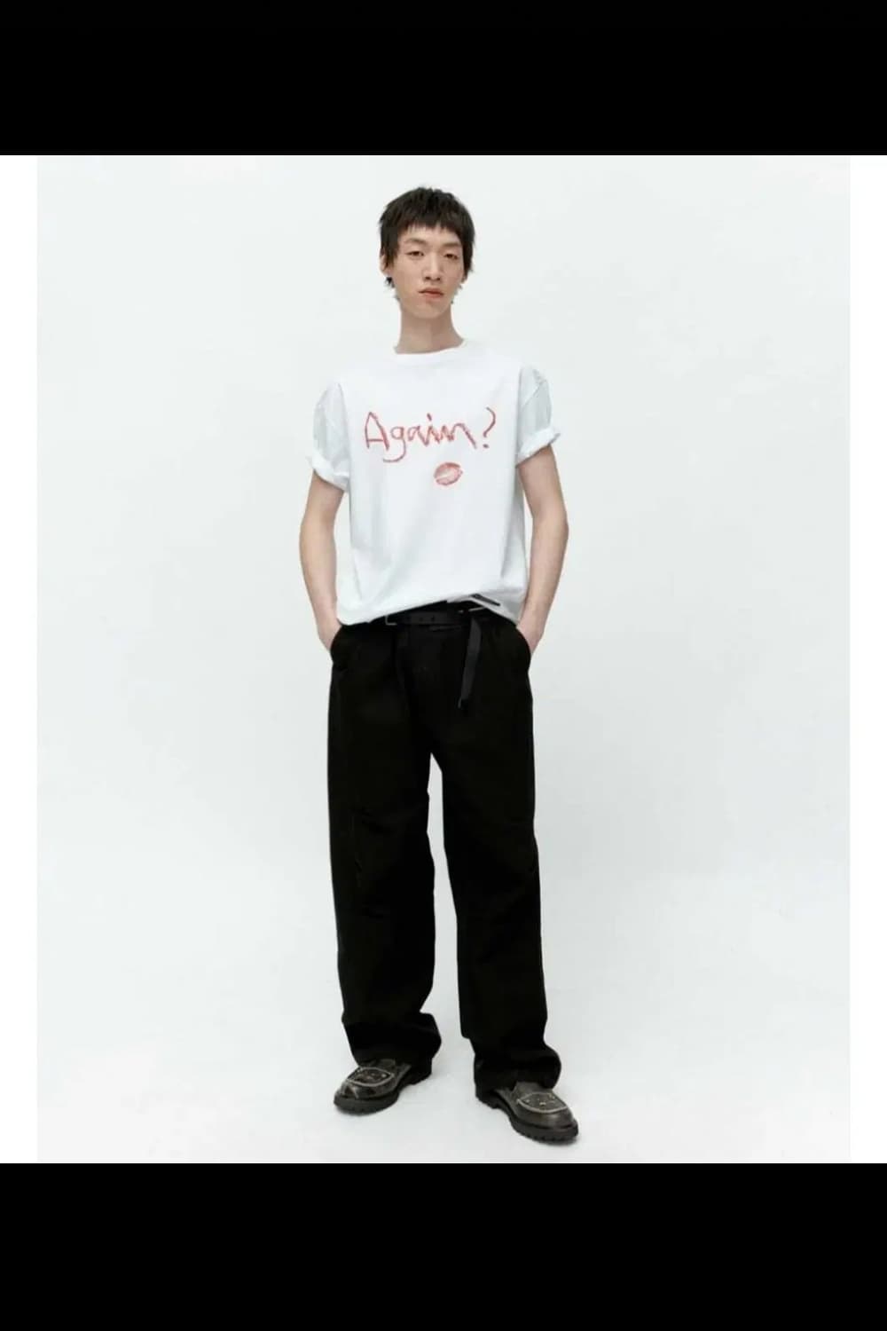 앤더슨벨  어게인 립 티셔츠 XL 상품이미지2