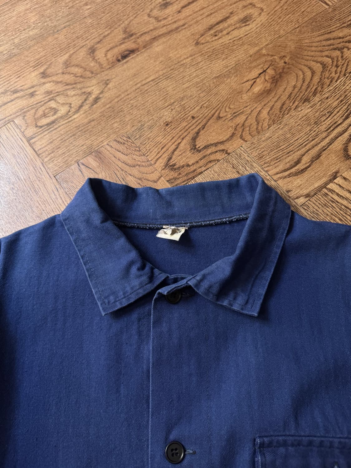 [2XL]빈티지 3포켓 헤링본 트윌 프렌치 워크자켓 상품이미지2