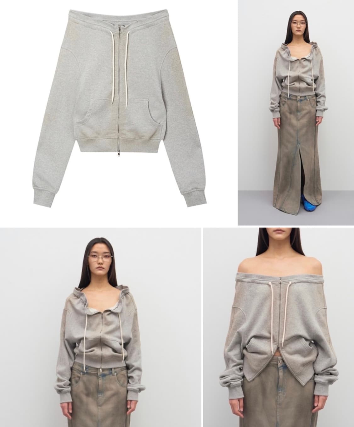 LCDC spray washed zip up 엘씨디씨 집업 상품이미지1