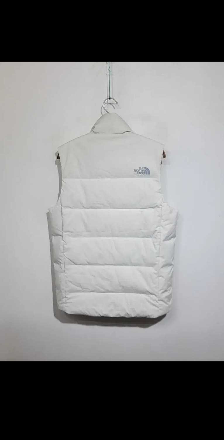 (M) 노스페이스 구스다운 패딩조끼 화이트 거위털 베스트  상품이미지7