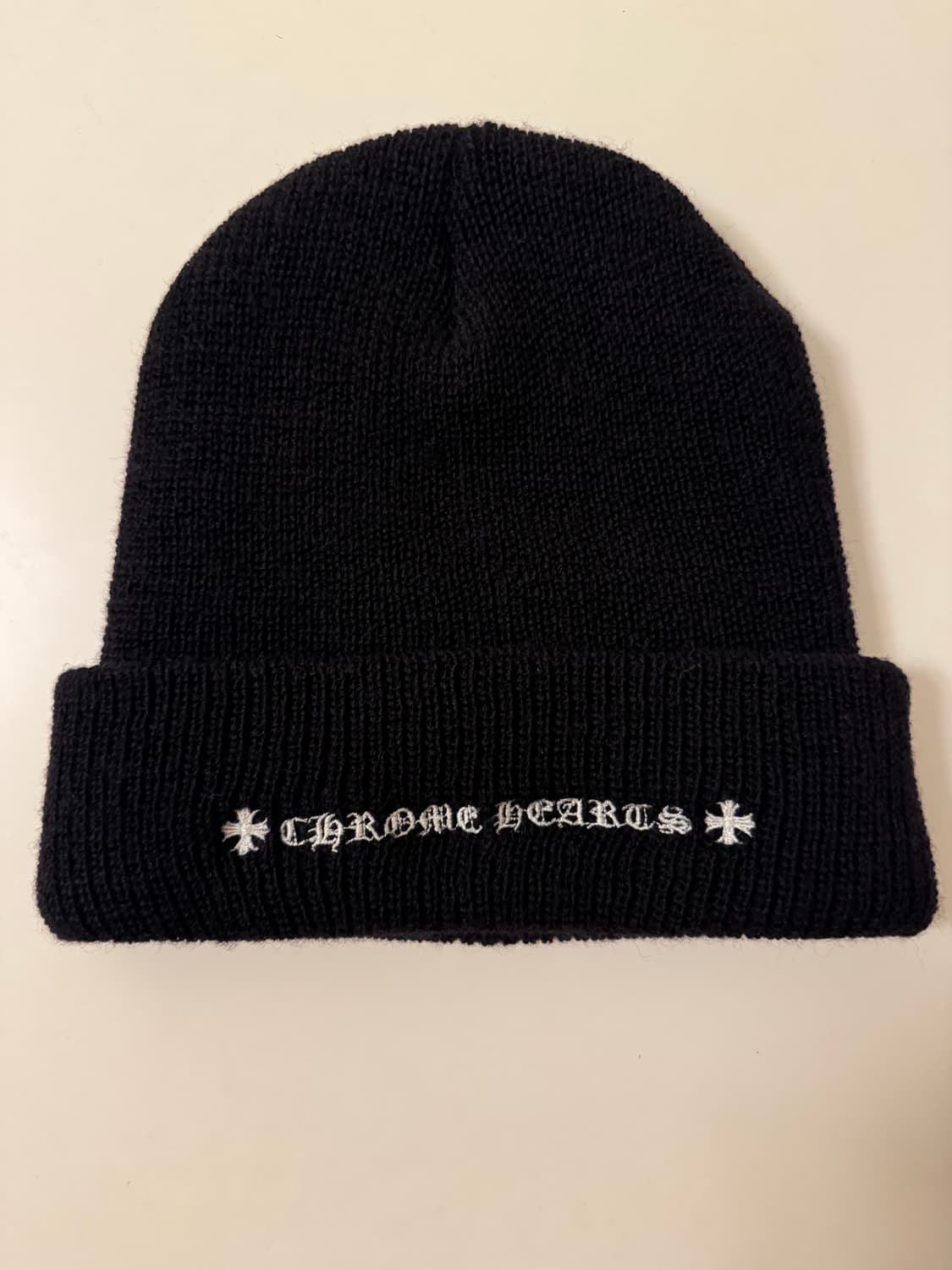 크롬하츠 울 비니 블랙 화이트 상품이미지2