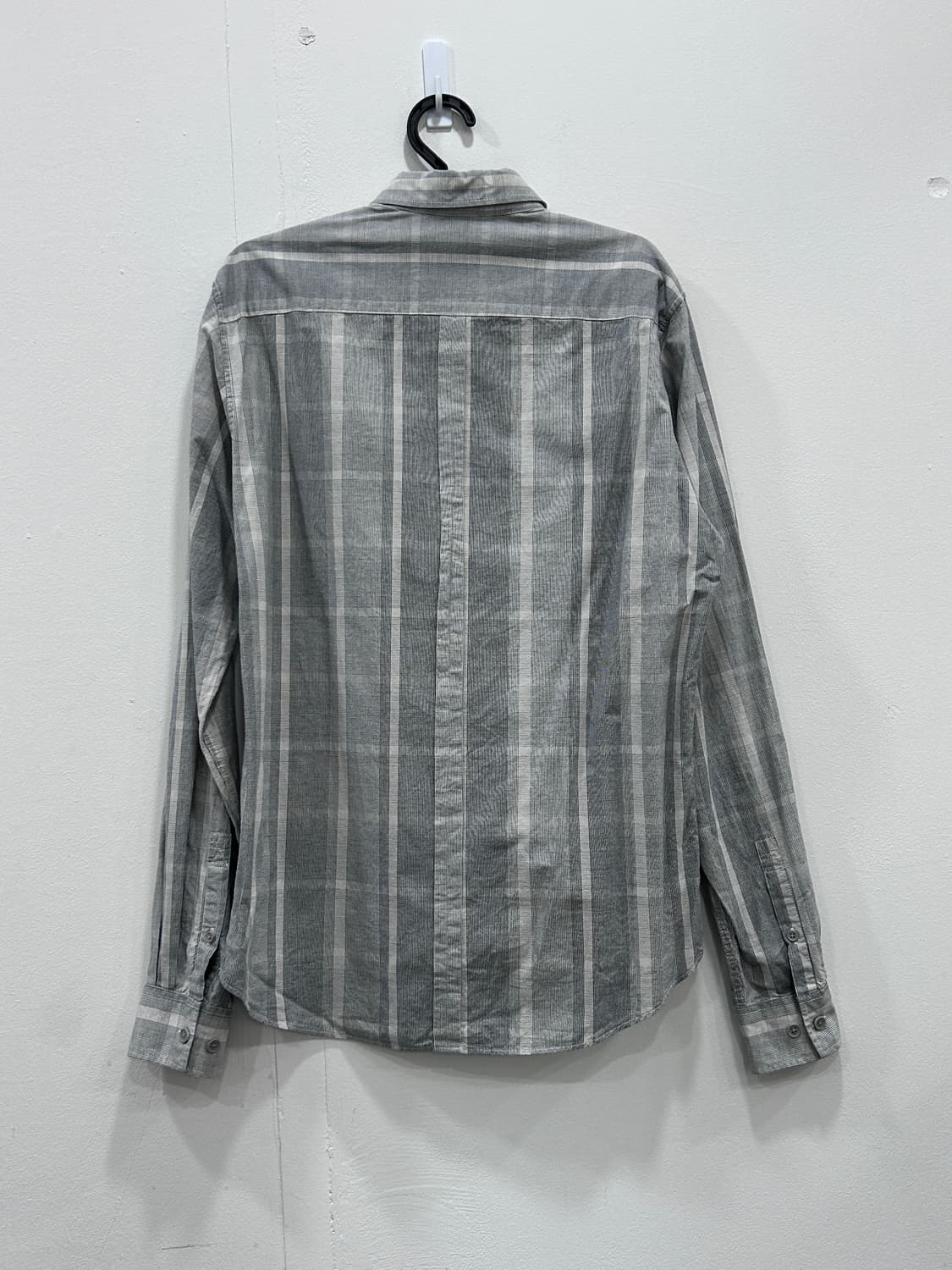 DKNY 그레이 체크 셔츠 M 상품이미지4