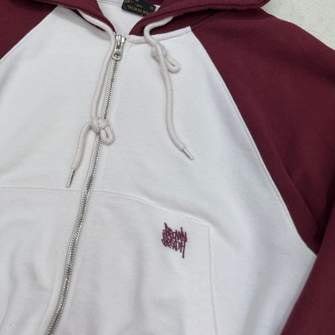 Brownbreath raglan 2way hood zip-up 상품이미지5