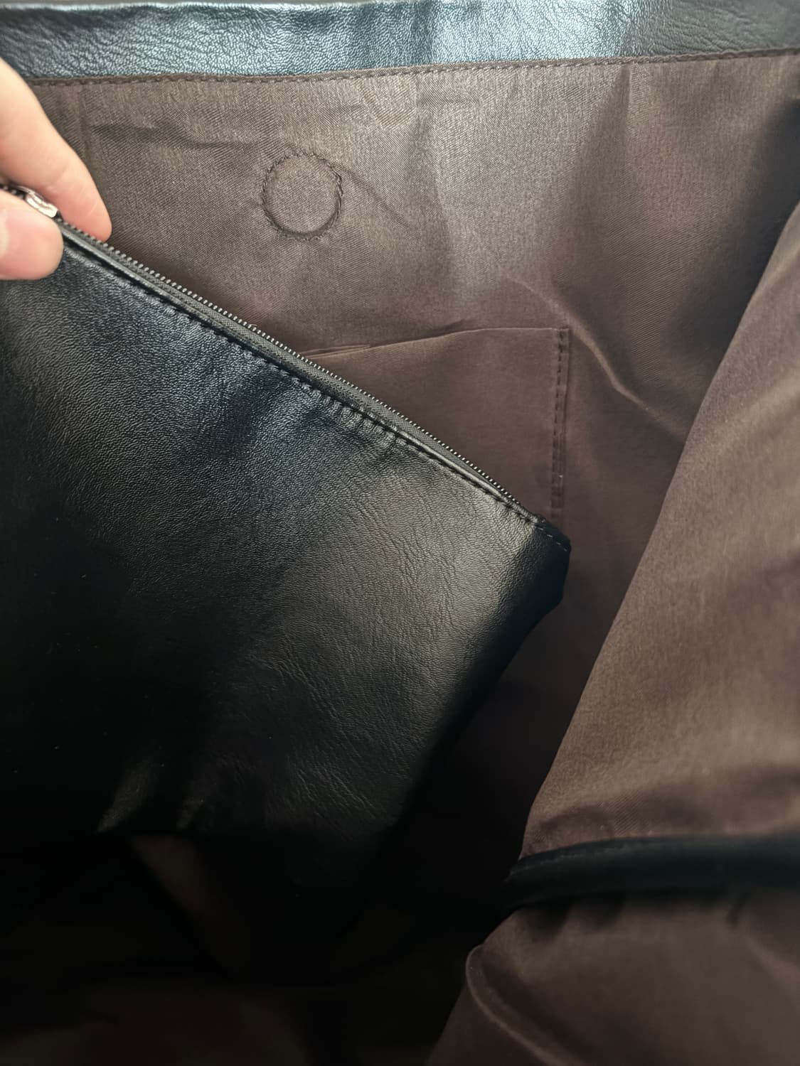 레더 토트백 상품이미지3